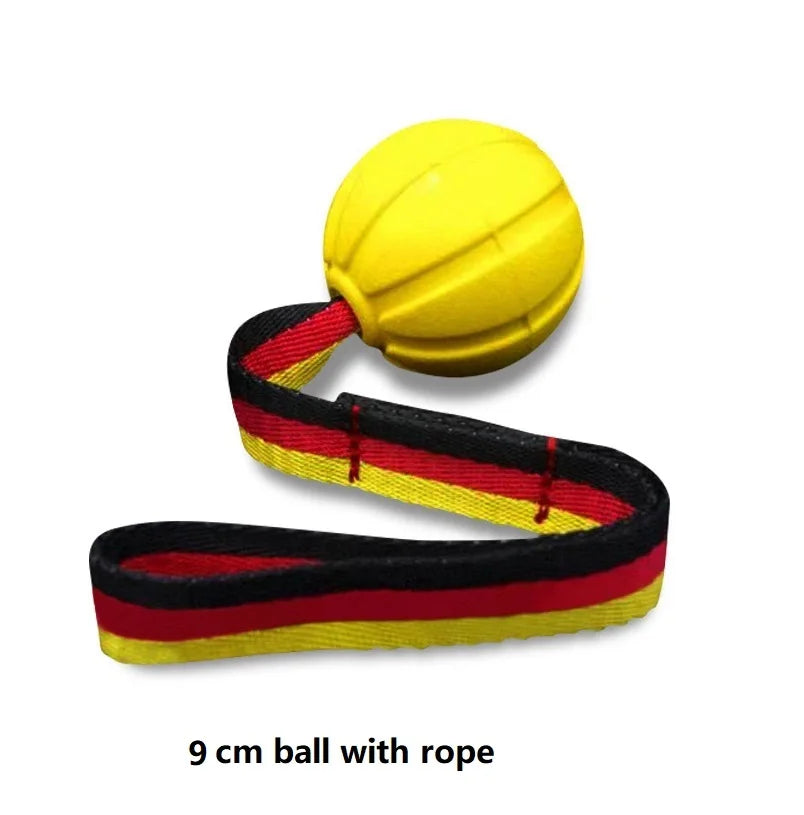 Dog Toy Balls On a Rope for Small Medium Large Dogs Chewers  Durable Interactive Ball for Training Dogs EVA Foam Ball Floats